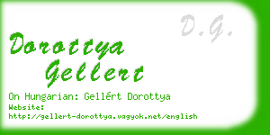 dorottya gellert business card